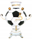НОВИНКА!!! Самовар 3 л электрический формы шар с художественной росписью "Футбольный мячик"