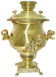 Самовар 6 л жаровой, латунь, формы ваза С.2005/3