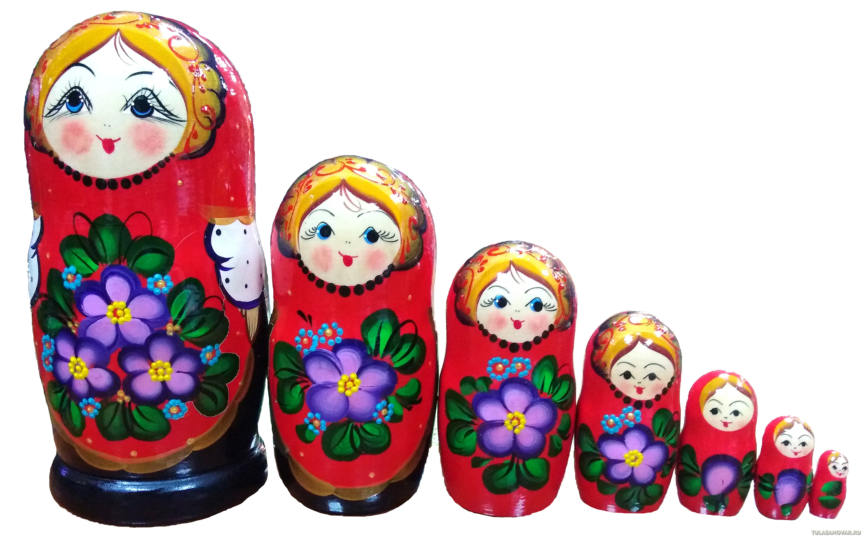 Матрешки 7 штук картинки