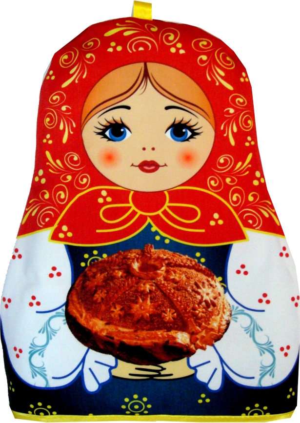 Матрешка с самоваром рисунок