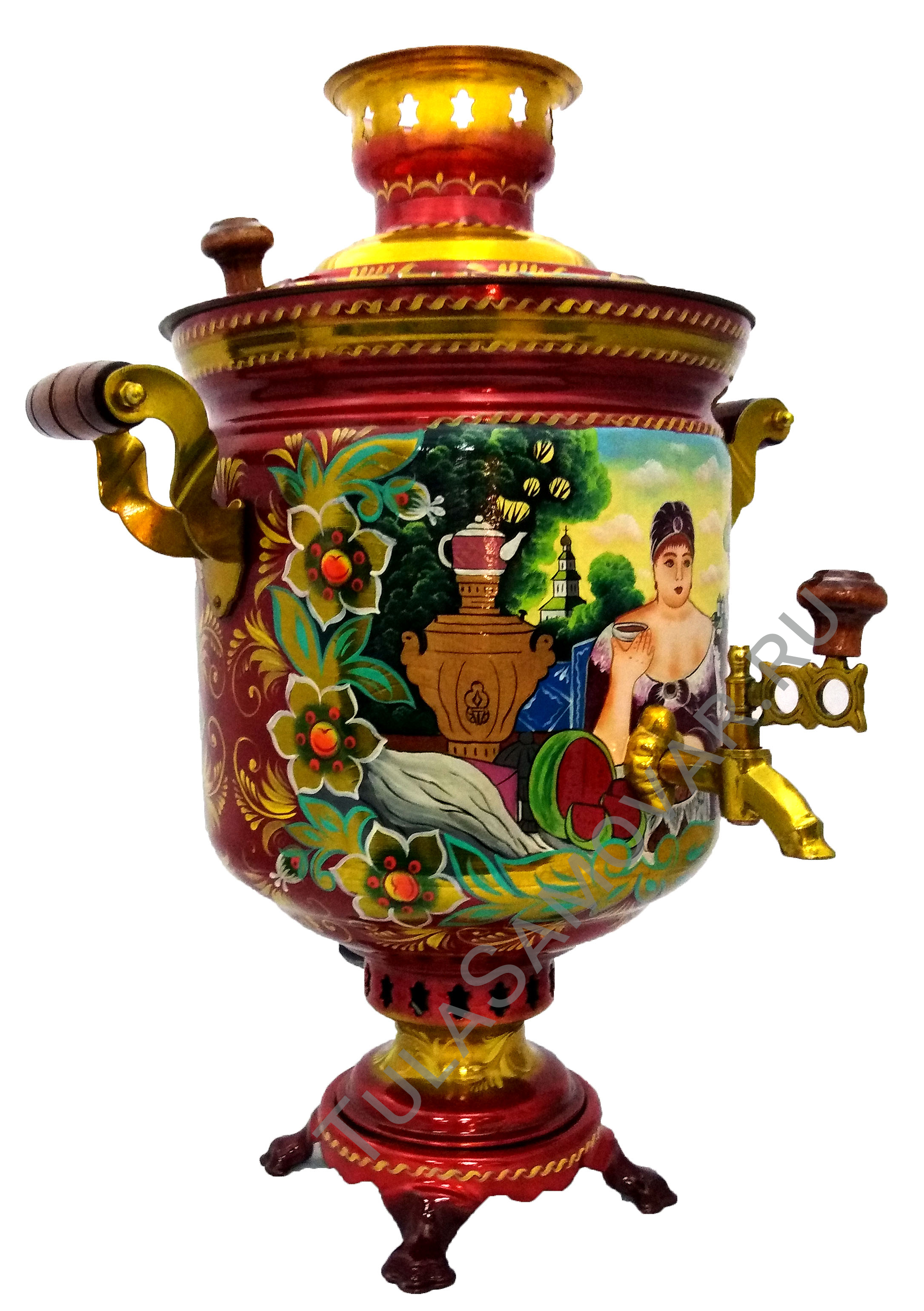 Расписные самовары картинки